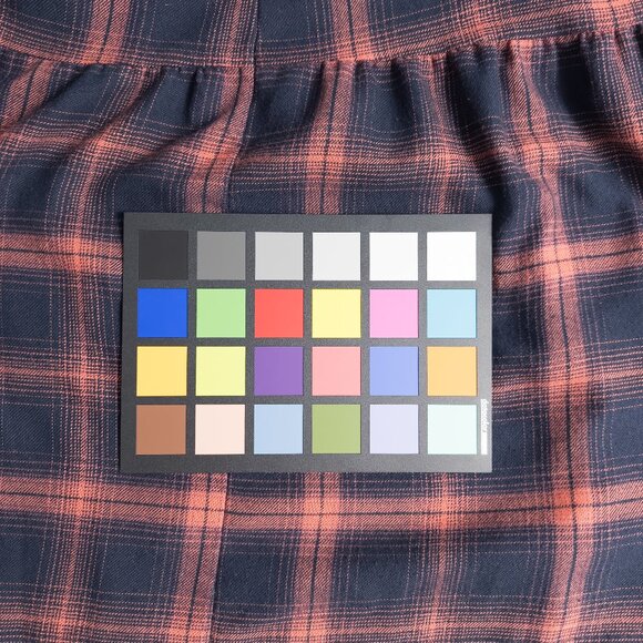 Loft Plaid Drop Waist Shirt Dress Small Tall Navy Blue Pink Cottage Prairie - Picture 14 of 16